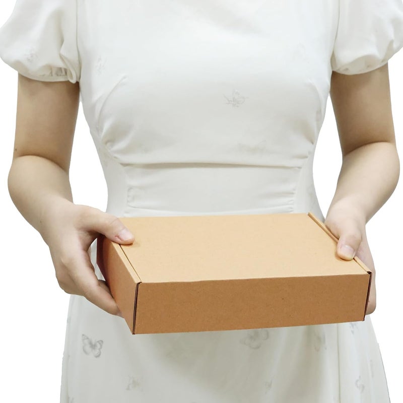 PHAREGE 9x6x2 inch Shipping Boxes Bulk 40 Pack Brown, Tab Lock Tuck Top Mailer Boxes for Packaging Small Business, Small Cardboard Gift Boxes for Wrapping Mailing Present - Image 4